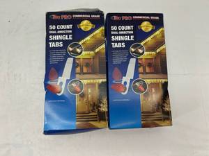 lot 175 image: MM. 2x Titan Pro Commercial Grade 50ct Dual Direction Shingle Tabs