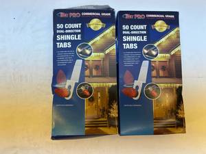 lot 176 image: MM. 2x Titan Pro Commercial Grade 50ct Dual Direction Shingle Tabs