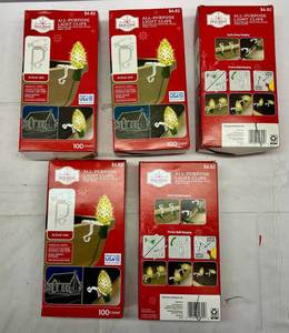lot 181 image: MM. 5x 100ct All Purpose Light Clips