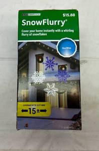 lot 191 image: MM. LED Light Show-Snow Flurry