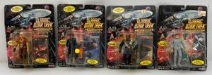 lot 8 image: Misc. Classic STAR TREK Movie Series Action Figures (NOC) Cards Beat Up