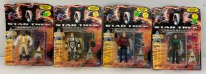 lot 9 image: Misc. STAR TREK Generations Action Figures (NOC) Cards Beat Up