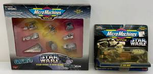 lot 25 image: Misc. STAR WARS MicroMachines (NIB)