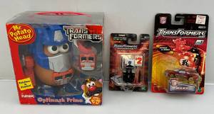 lot 69 image: Misc. Transformers Items Including Mr. Potato Head & More (NIB)