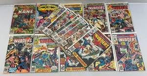 lot 93 image: Misc. Vintage Comics Including ( INVADERS) & More (Bagged & Boarded)