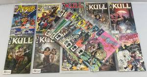 lot 111 image: Misc. Vintage Comics Including ( AVENGERS ) & More (Bagged)
