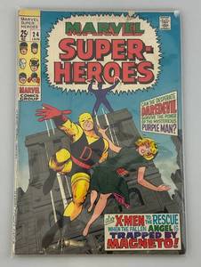 lot 153 image: 25 Cent Marvel Super-Heroes #24 1st Purple Man Daredevil Stan Lee Kirby