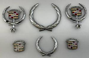 lot 192 image: Misc. Vintage Cadillac Emblems