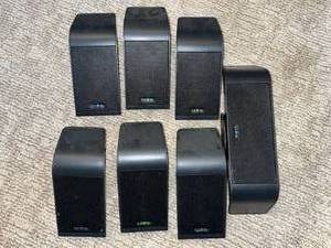 lot 47 image: Infinity True Fidelity Surround Sound Speakers Set