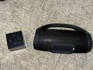 lot 53 image: Portable Bluetooth Speaker and Amazon Fire TV Cube
