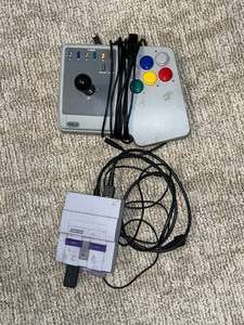 lot 55 image: HDMI Super Nintendo Console with EMIO Joystick Controller