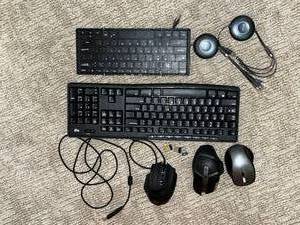 lot 56 image: Lot of Keyboards, Mice, and Charging Cords