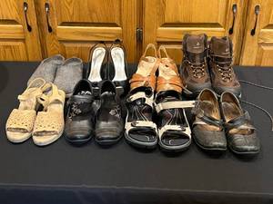lot 73 image: Assorted Womens Shoes - Lot of 8 Pairs