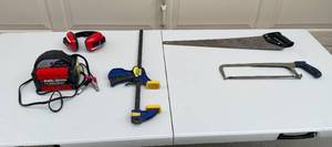 lot 144 image: Assorted Hand Tools and Black & Decker Battery Charger