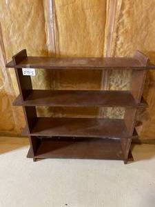 lot 178 image: Wooden 3-Shelf Bookcase - 35 H x 36 W x 9 D
