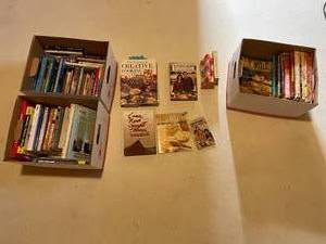 lot 192 image: Large Collection of Cookbooks and Self-Help Books