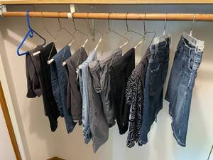 lot 96 image: Lot of Assorted Womens Denim and Casual Pants