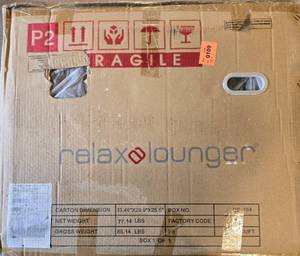 lot 131 image: Relax A Lounger Recliner - Parker 1 Microfiber Chocolate