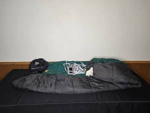 lot 197 image: Kelty Taiga Sleeping Bag with Dual Controllers
