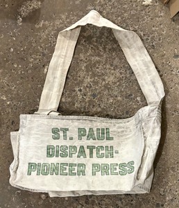 lot 175 image: Vintage St. Paul Dispatch-Pioneer Press Newspaper Route Bag