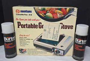 lot 126 image: New in Box Iwatani Portable Gourmet Stove