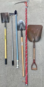 lot 28 image: Variety of Lawn and Garden Tools