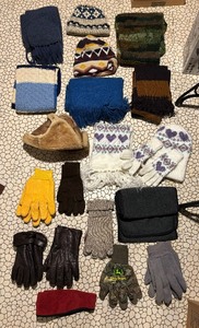 lot 41 image: Warm Hats, Gloves and Scarves