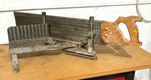 lot 75B image: Proto Miter Box and Miter Saw