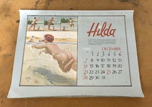 lot 47 image: Vintage 1981 Hilda Calendar