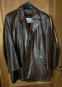 lot 49B image: Vintage Nappa Leather Coat  Jacket by Grais