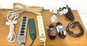 lot 254 image: Power Strips and Extension Cords