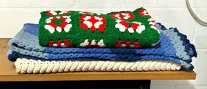 lot 306 image: Three Vintage Afghans