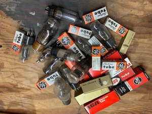 lot 345 image: Variety of Vintage Tubes