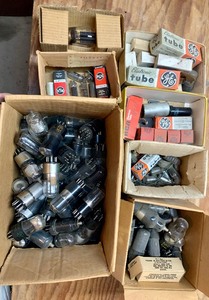 lot 346 image: Vintage Electronic Tubes