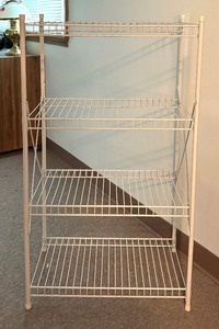 lot 326 image: White Wire Shelf