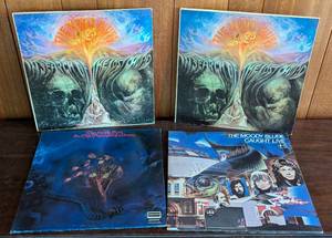 lot 134 image: Four Moody Blues Records