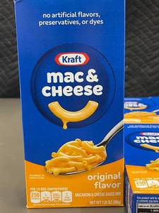 lot 1 image: Kraft Mac & Cheese Original Flavor, 8 Boxes