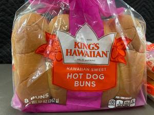 lot 2 image: Kings Hawaiian Hot Dog Buns - Lot of 4 Packs