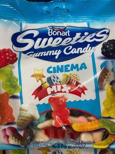 lot 19 image: AK 3 - Box of Bonart Sweeties Gummy Candy - 12 Packs of 6 oz Each