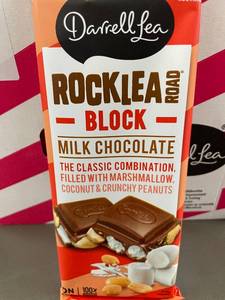 lot 20 image: Darrell Lea Rocklea Road Block Milk Chocolate - 12 Pack