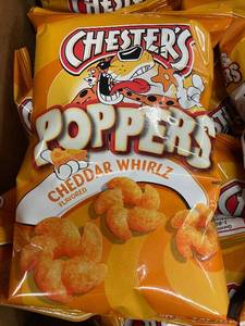 lot 34 image: Chesters Poppers Cheddar Whirlz - 12 Count Box