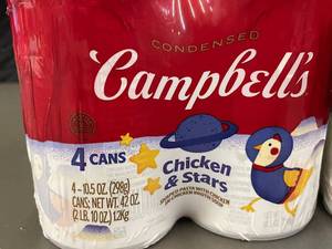 lot 39 image: GA 4 - Campbells Condensed Chicken & Stars Soup 8-Pack