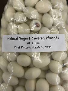 lot 46 image: CT 3 - Natural Yogurt Covered Almonds - 2 Bags (4 lbs Total)