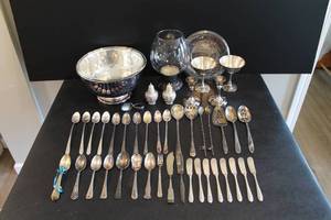 Silver Plate Serveware & Flatware