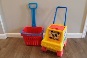 Toddler Shopping Basket & Mail Truck