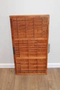 Antique Printers Tray Drawer