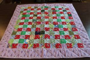 Squares Calico Quilt
