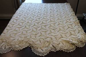 Crocheted Lace Coverlet