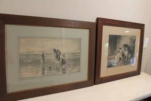 Children & Dog Prints