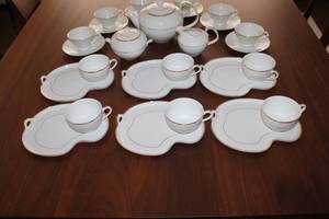 Noritake White & Gold China
